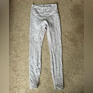 white Lululemon leggings
